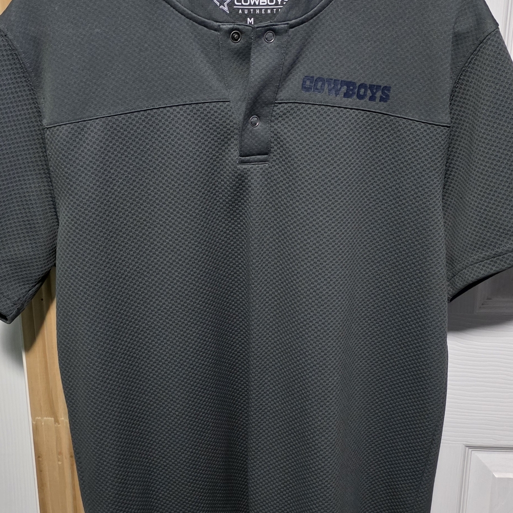 NFL Cowboys Dark Gray Polo Shirt